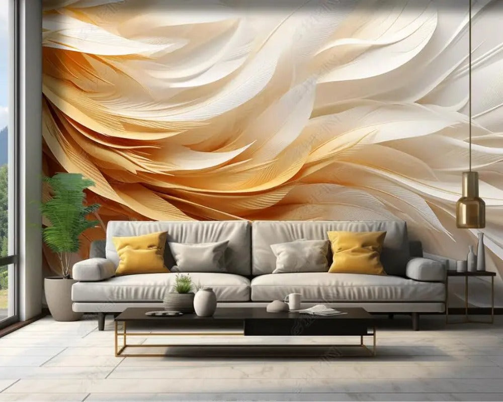 3D Wallpaper Abstract Feather Series II